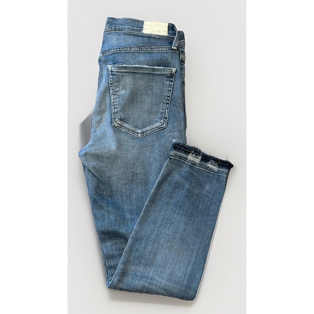 Citizens of Humanity Jeans Womens 28x25 Blue Denim Rocket Crop High Rise Skinny